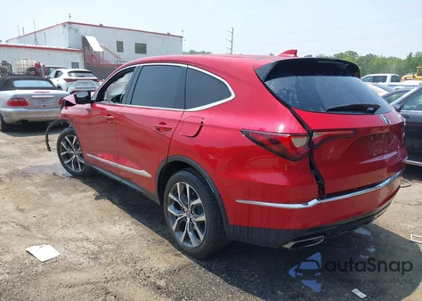 2022 Acura Mdx Technology Package from USA, damaged, VIN 5J8YE1H45NL026702